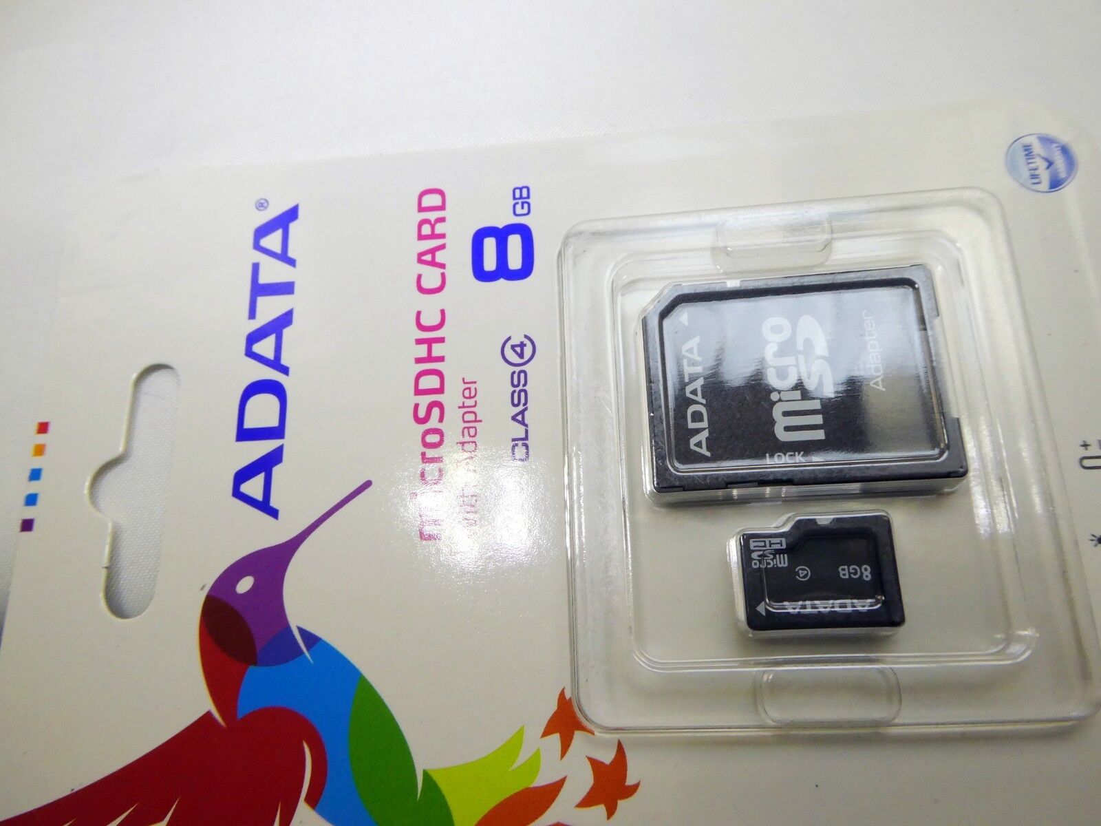 ADATA Micro 8GB SDHC Card with SD adapter AUSDH8GCL4-RA1 memory card camera Sony