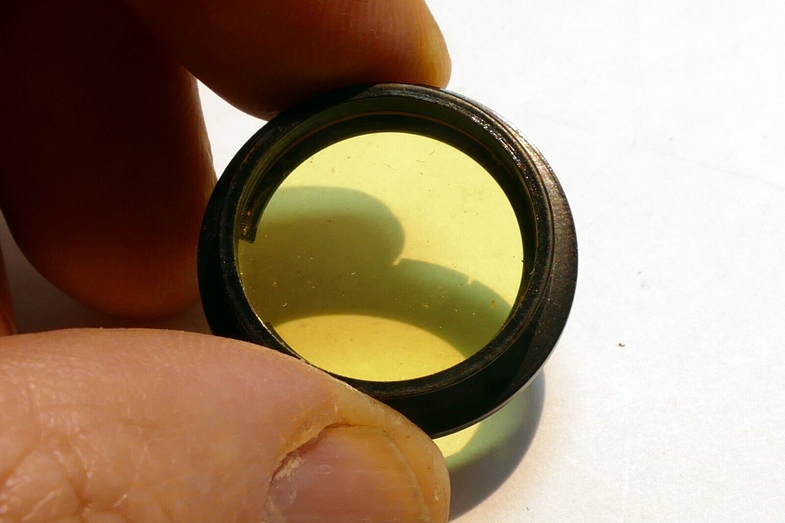 Argus Lens Accessory No. C-61 for Model “C” Light Yellow 2X Filter