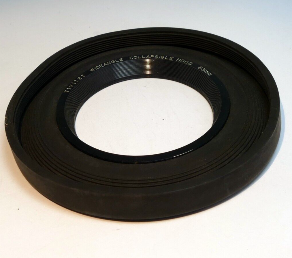 55mm Rubber Lens Hood Shade defective does - rubber not extend