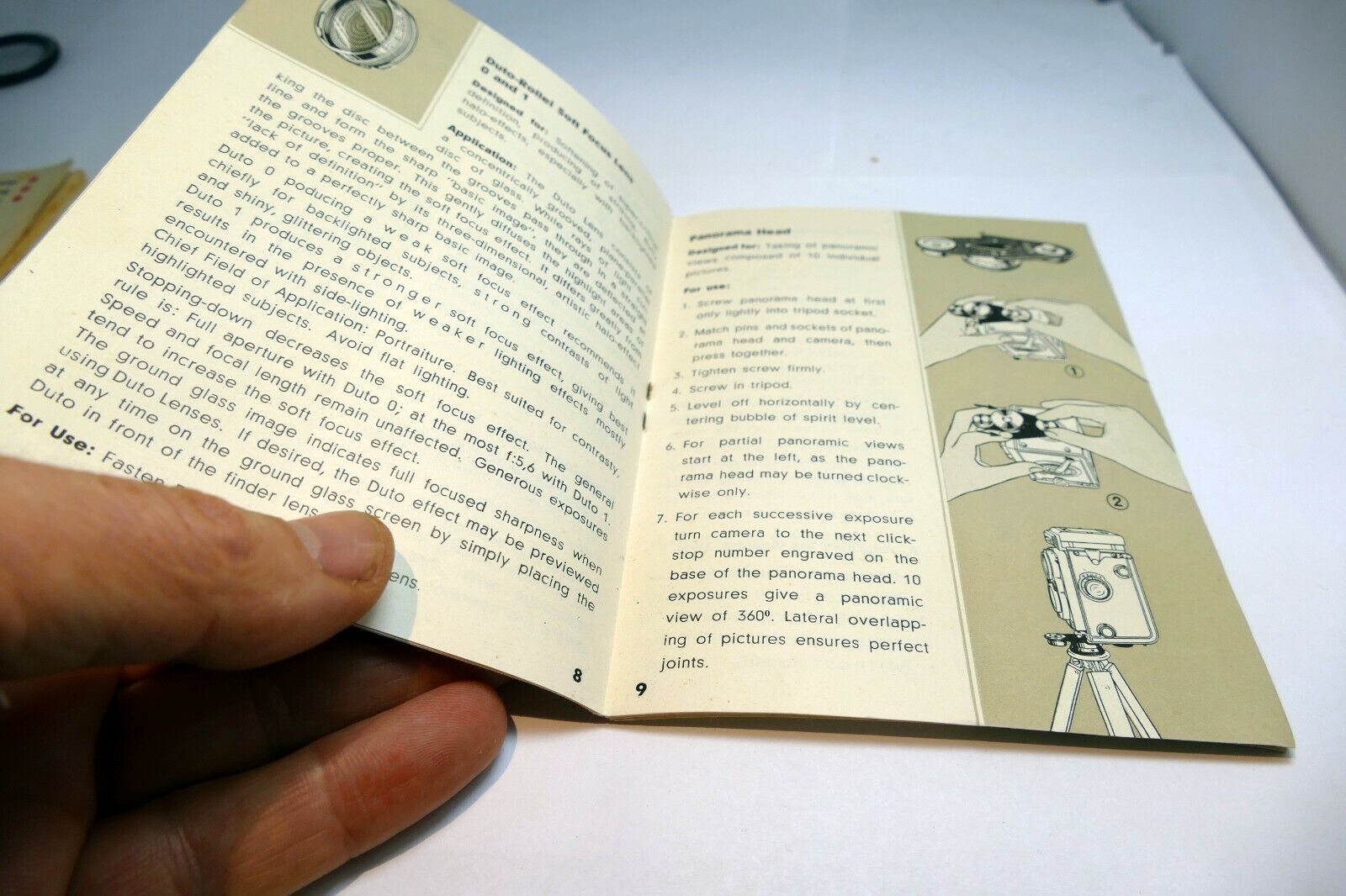 Rolleiflex Rolleicord TLR camera Practical accessories Guide Brochure English