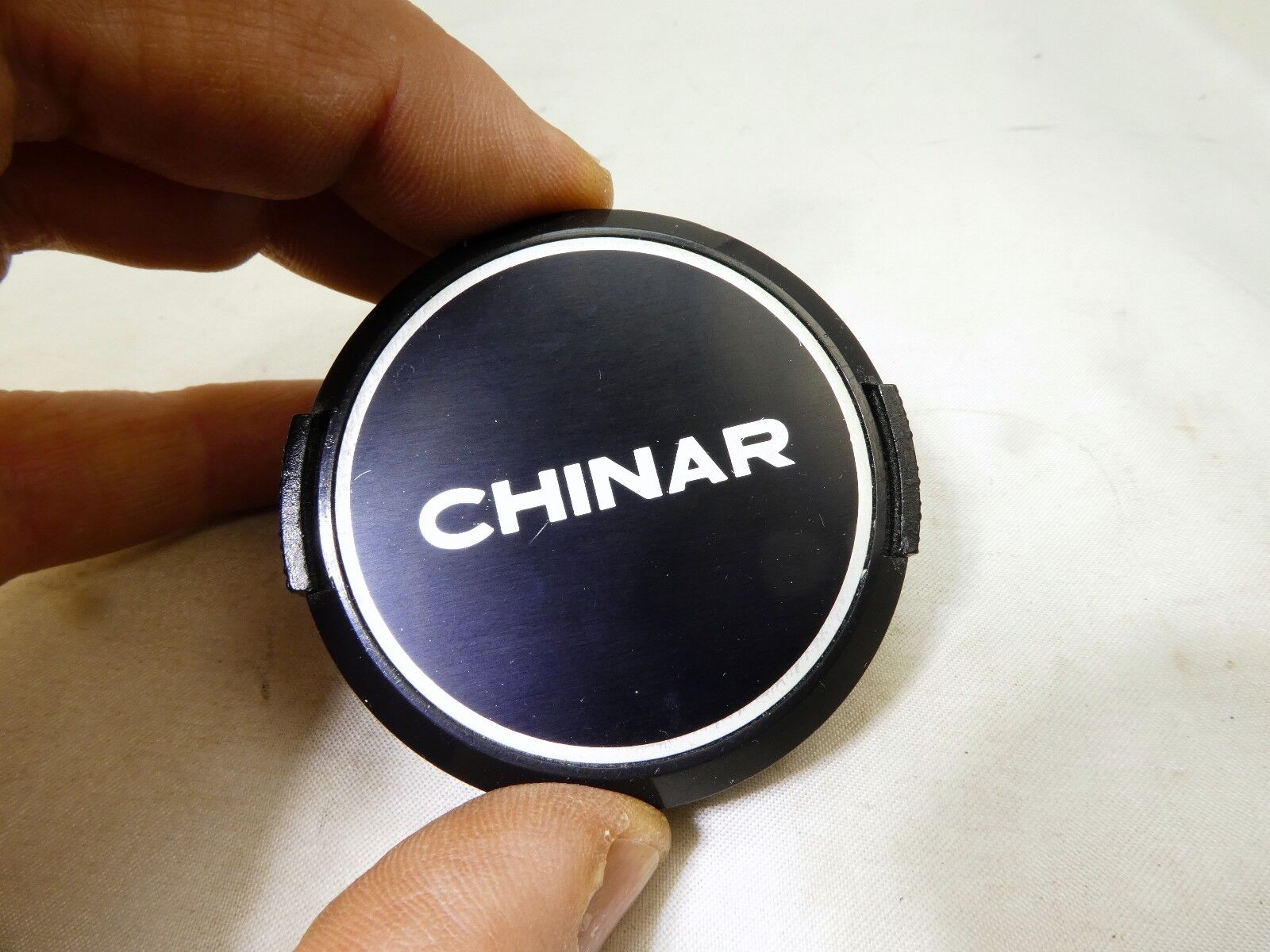 Chinar front lens cap snap on type plastic 52mm  vintage