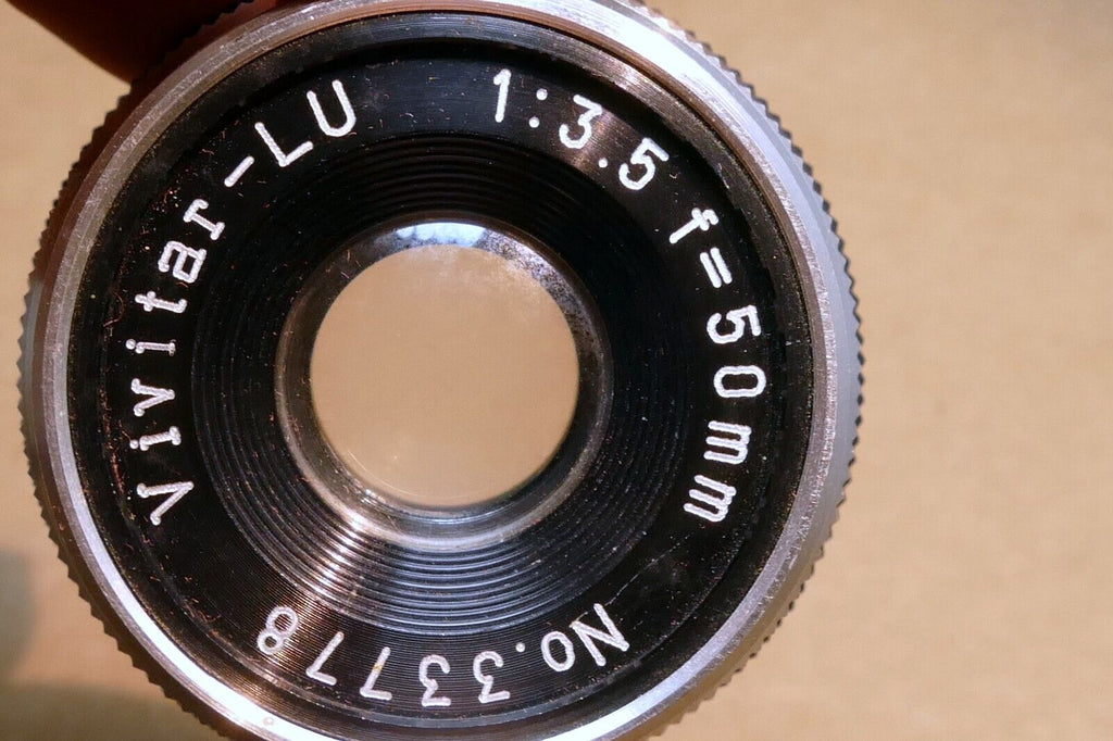 Vivitar LU 50mm f3.5 enlarger lens  ( with fungus in the front element )