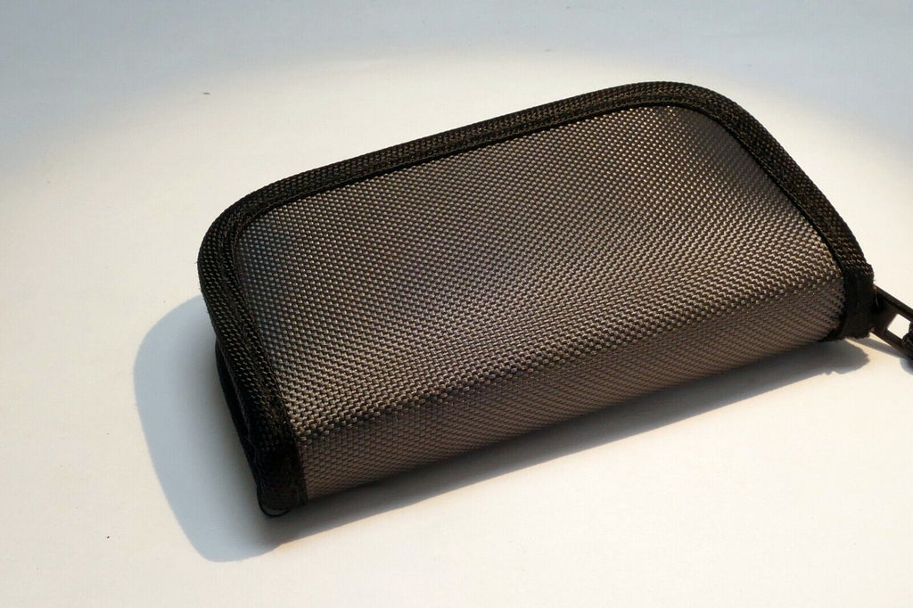 case soft pouch wallet case for camera accessory with zipper 2.5X4.5"