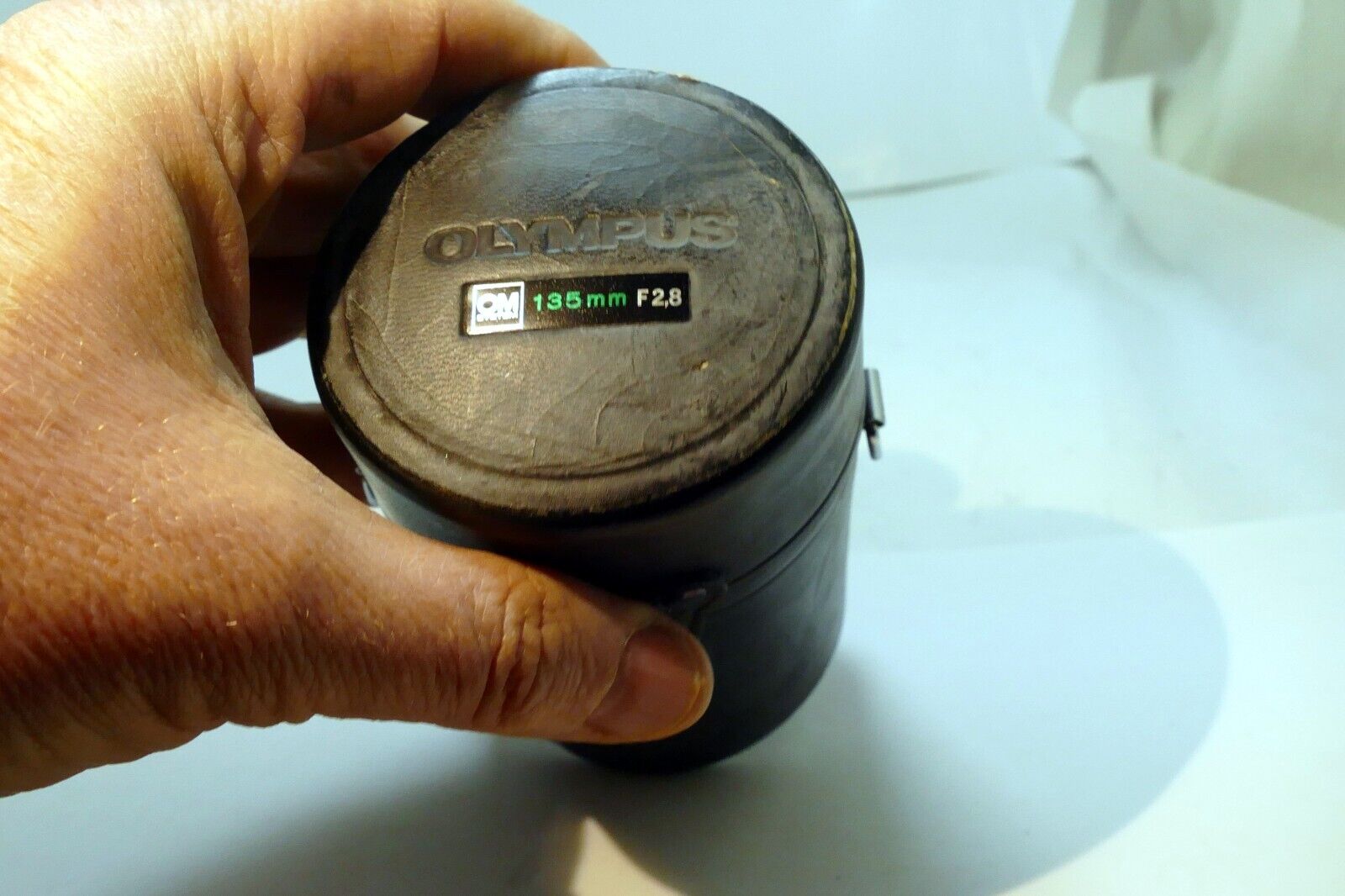 Olympus Hard Lens Case for OM 135mm f2.8 -  genuine OEM
