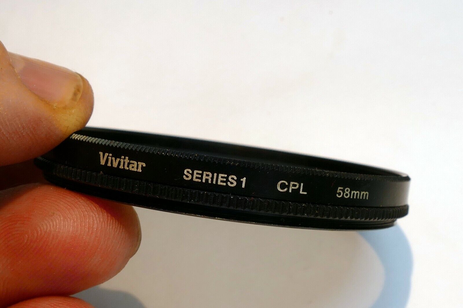 Vivitar Series 1  58mm C-PL Filter threaded Circular Polarizer  0720713