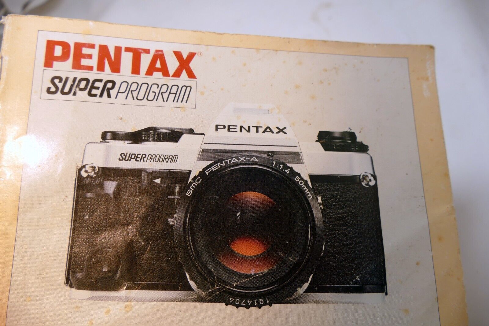 Pentax Super Program Camera INSTRUCTION manual GUIDE English EN