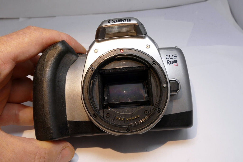 Canon EOS K2 REBEL 35mm SLR Camera - Silver (Body Only) - AS IS - untested
