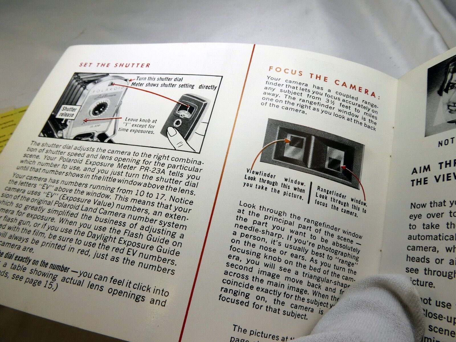Polaroid Land Camera Guide Instruction manual photography (missing cover page)