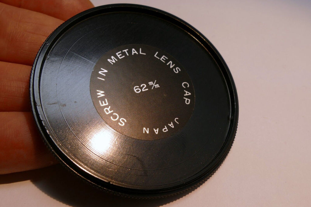 Metal 62mm Lens Front Cap threaded for filter stacking