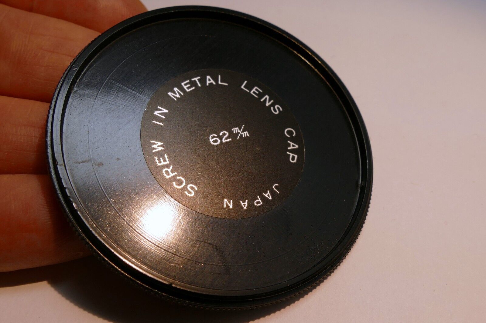 Metal 62mm Lens Front Cap threaded for filter stacking