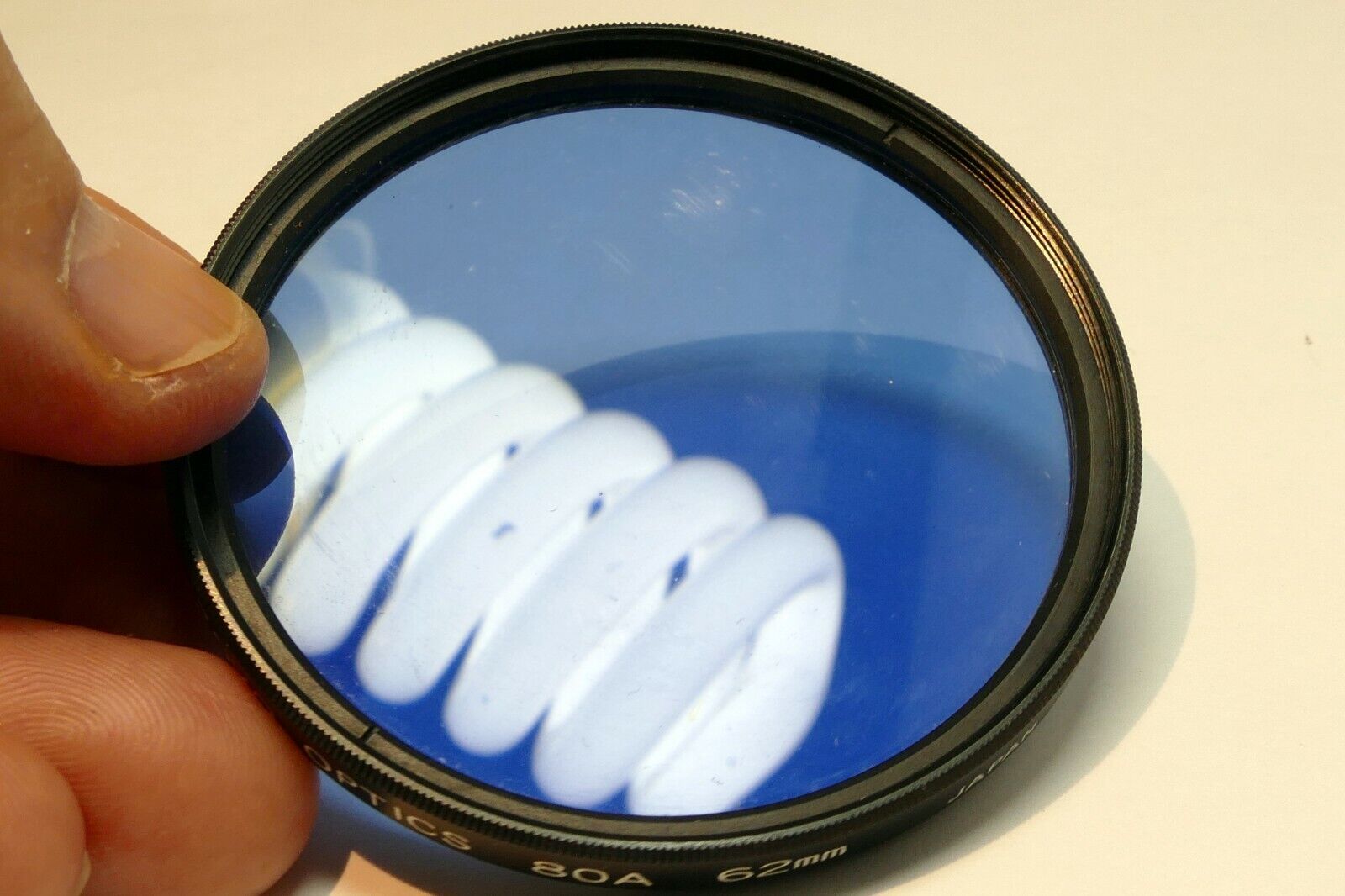 62mm Toyo Optics filter lens made in Japan 80A Blue