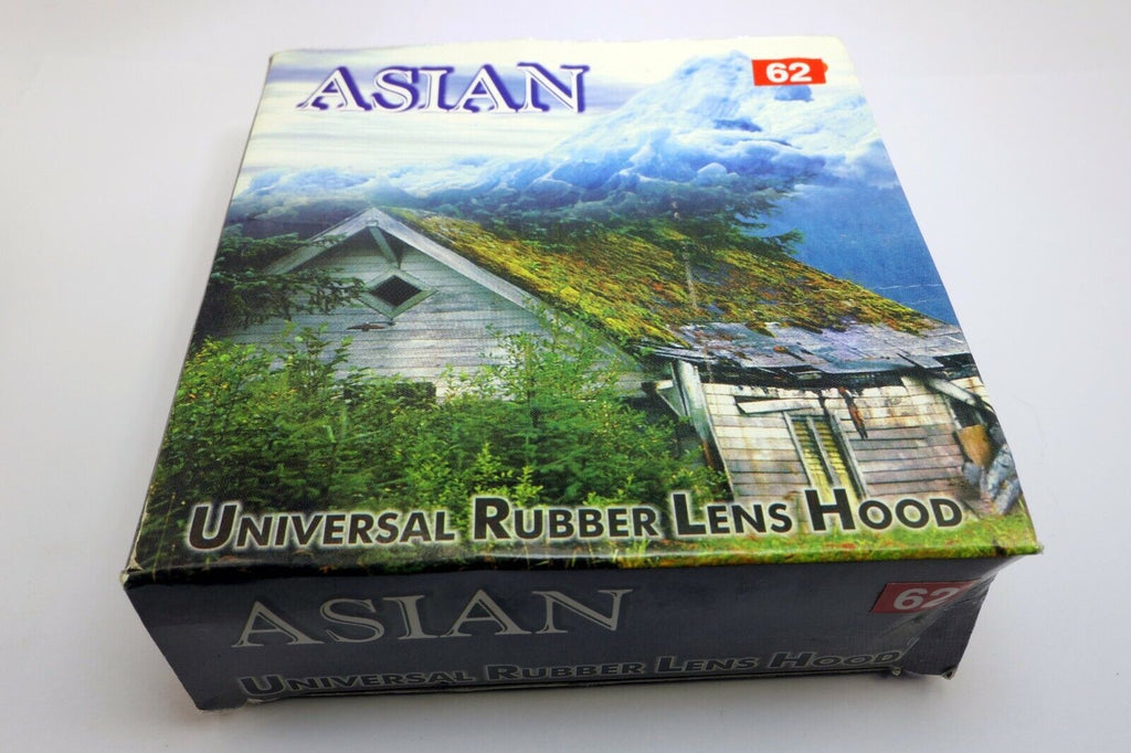 62mm Universal Collapsible Rubber Lens Hood 3-way telephoto normal wide angle
