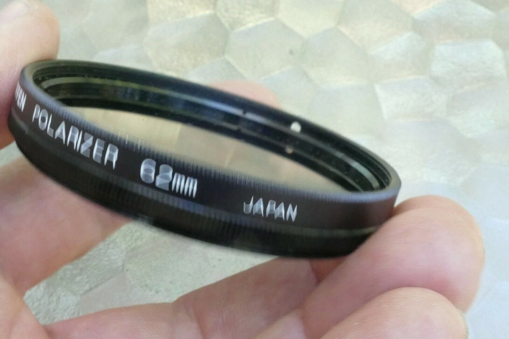Tiffen  62mm Polarizer PL Polar Lens Filter  made in Japan