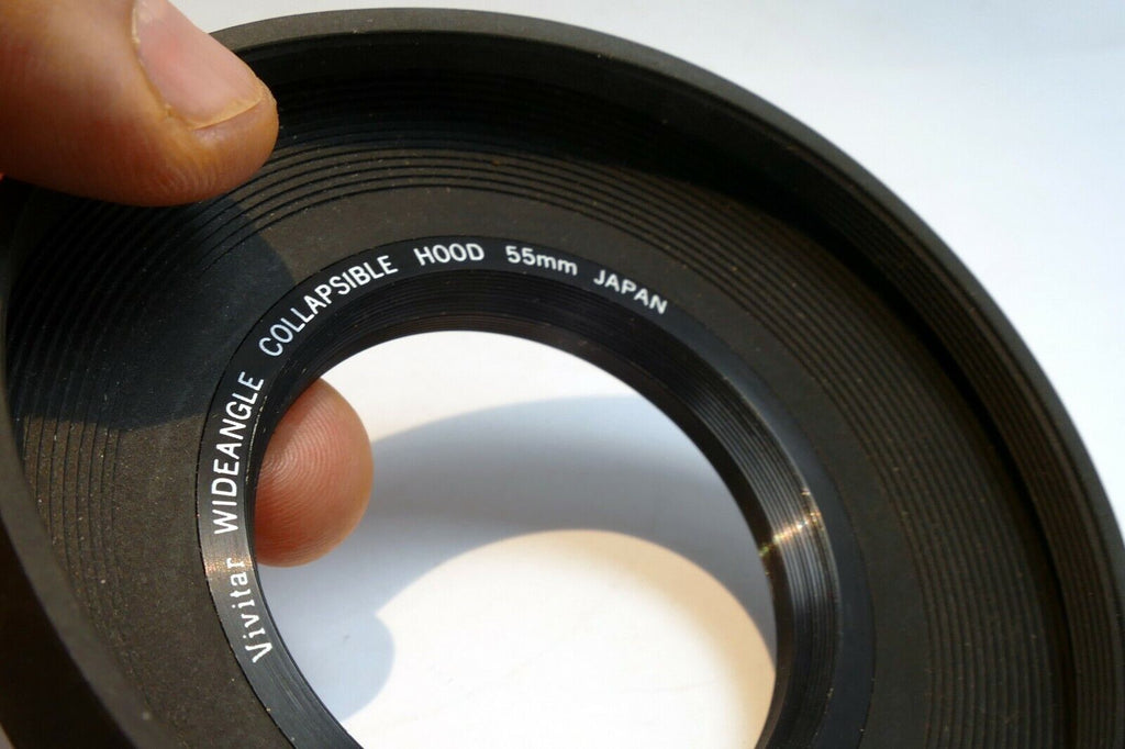 55mm Rubber Hood shade telephoto  collapsible wide angle for 24mm f2.8