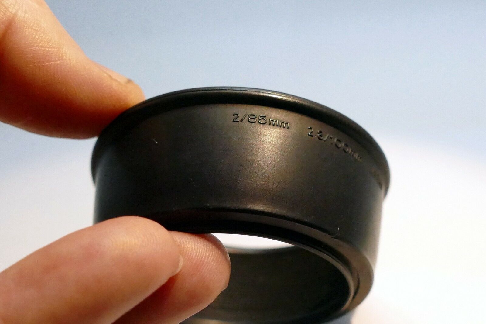 Olympus OM 85mm f2.0 100mm f2.8  lens hood shade for OEM Genuine rubber Zuiko