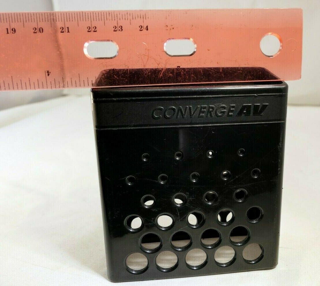 Converge AV Video Converter HDTV  VGA Holder Case plastic 3X1.5" 