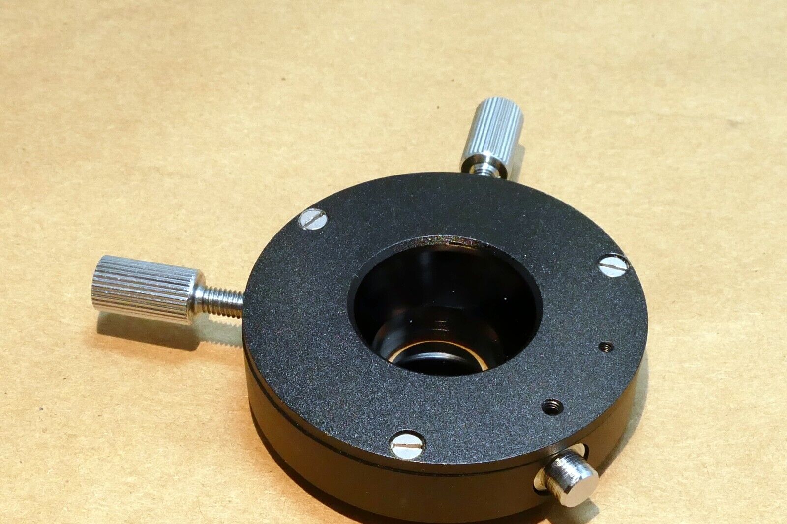 100X phase contrast ring Darkfield Condenser for Compound Microscopes  AmScope