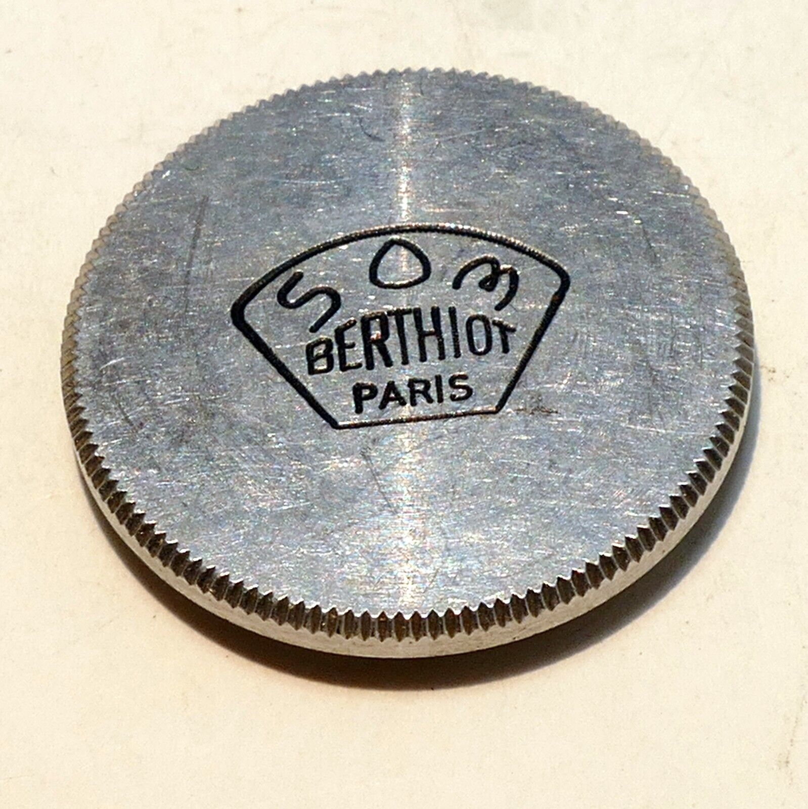 SOM Berthiot 23mm Paris ID Front Lens Cap Metal threaded