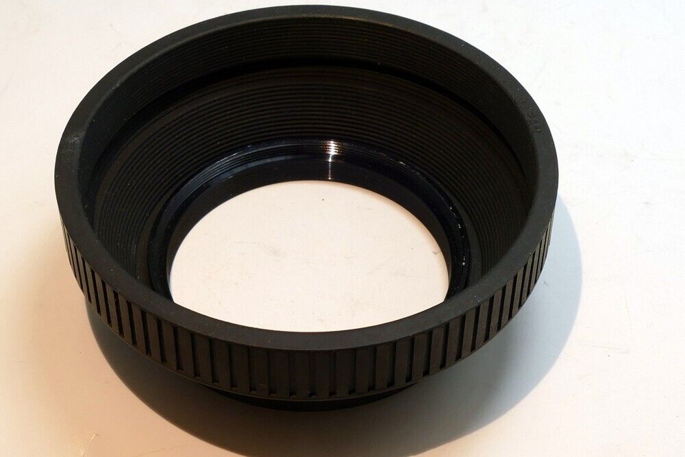 62mm Lens Hood screw in threaded rim Shade collapsible zoom