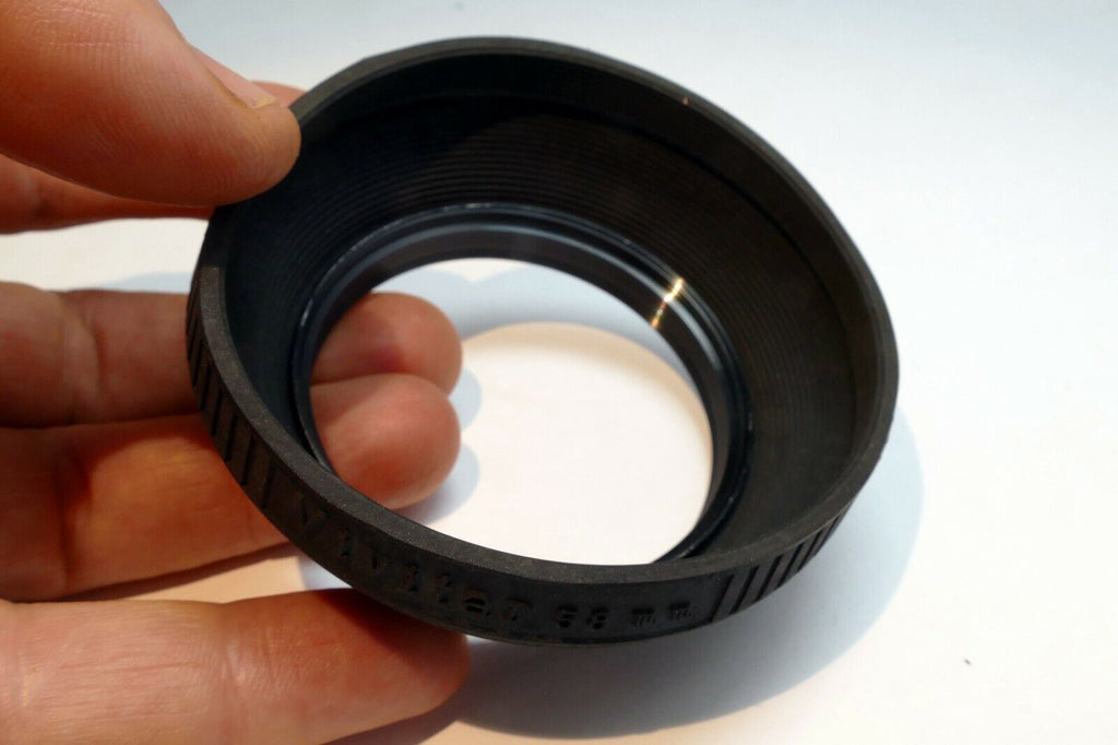 58mm Collapsible Rubber Lens Hood Shade screw in type collapsible f1.4 50mm