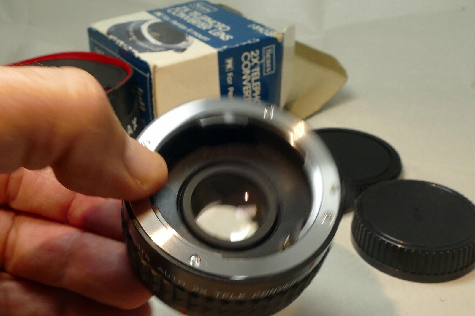 Sears Multi-Coated 2X Lens teleconverter for Pentax K PK mount manual focus