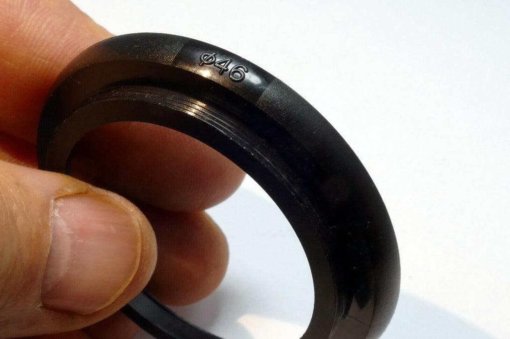 46mm Plastic adapter ring threaded lens ring  step-up to 49mm