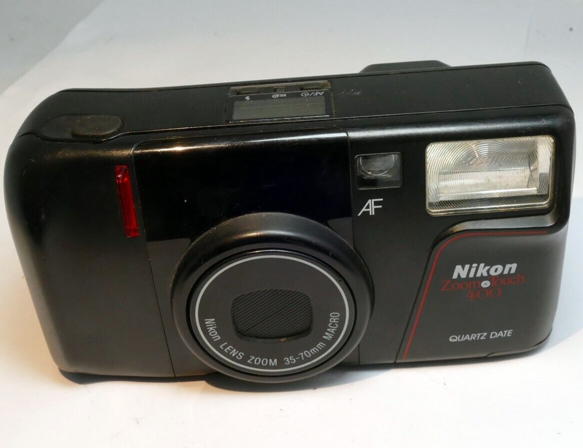 Nikon Zoom Touch 400 Point and Shoot Film Camera  untested AS IS