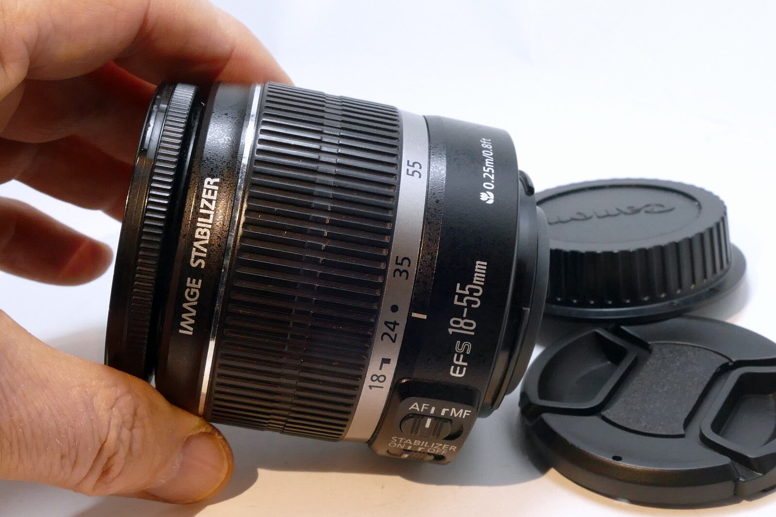 Canon EF-S 18-55mm f/3.5-5.6 IS Zoom Lens AS IS parts - No Autofocus
