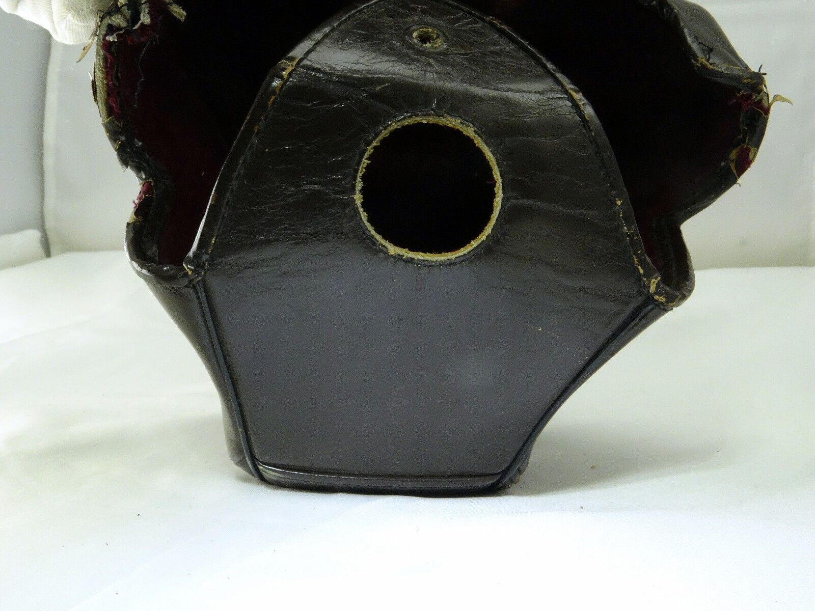 Nikon Leather ever ready case Top part only poor condition