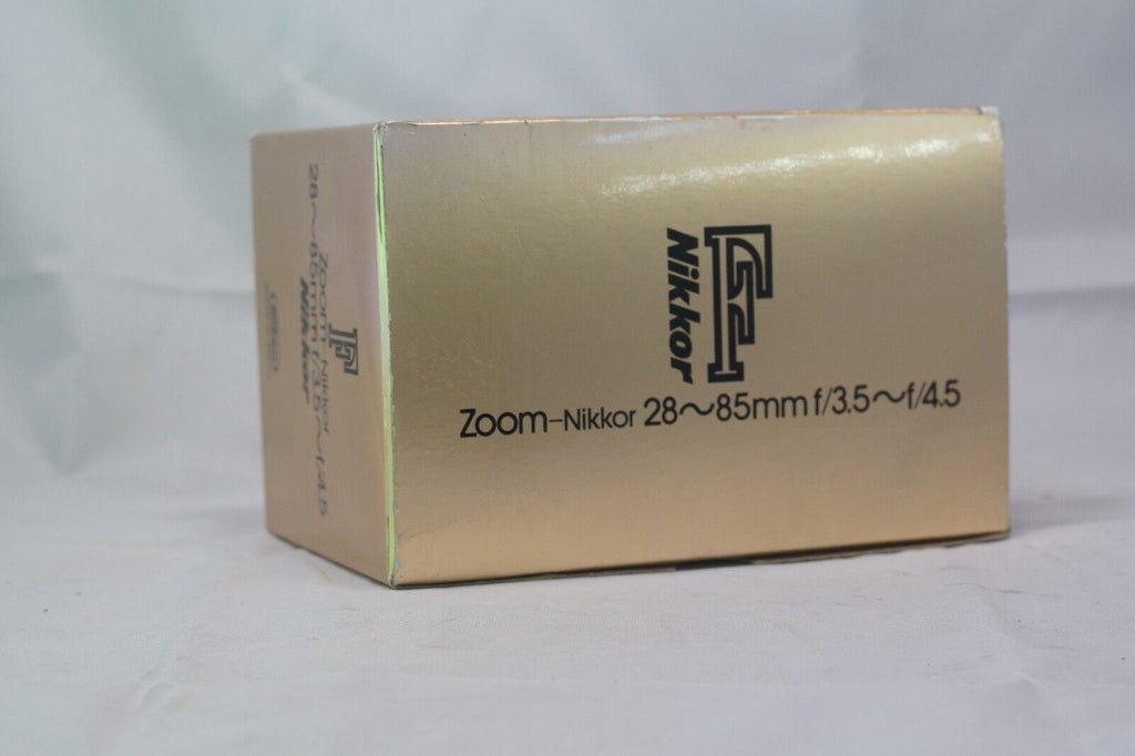 Empty Box for Nikon zoom  28-85mm f3.5-4.5   F (Ai) Nikkor  lens