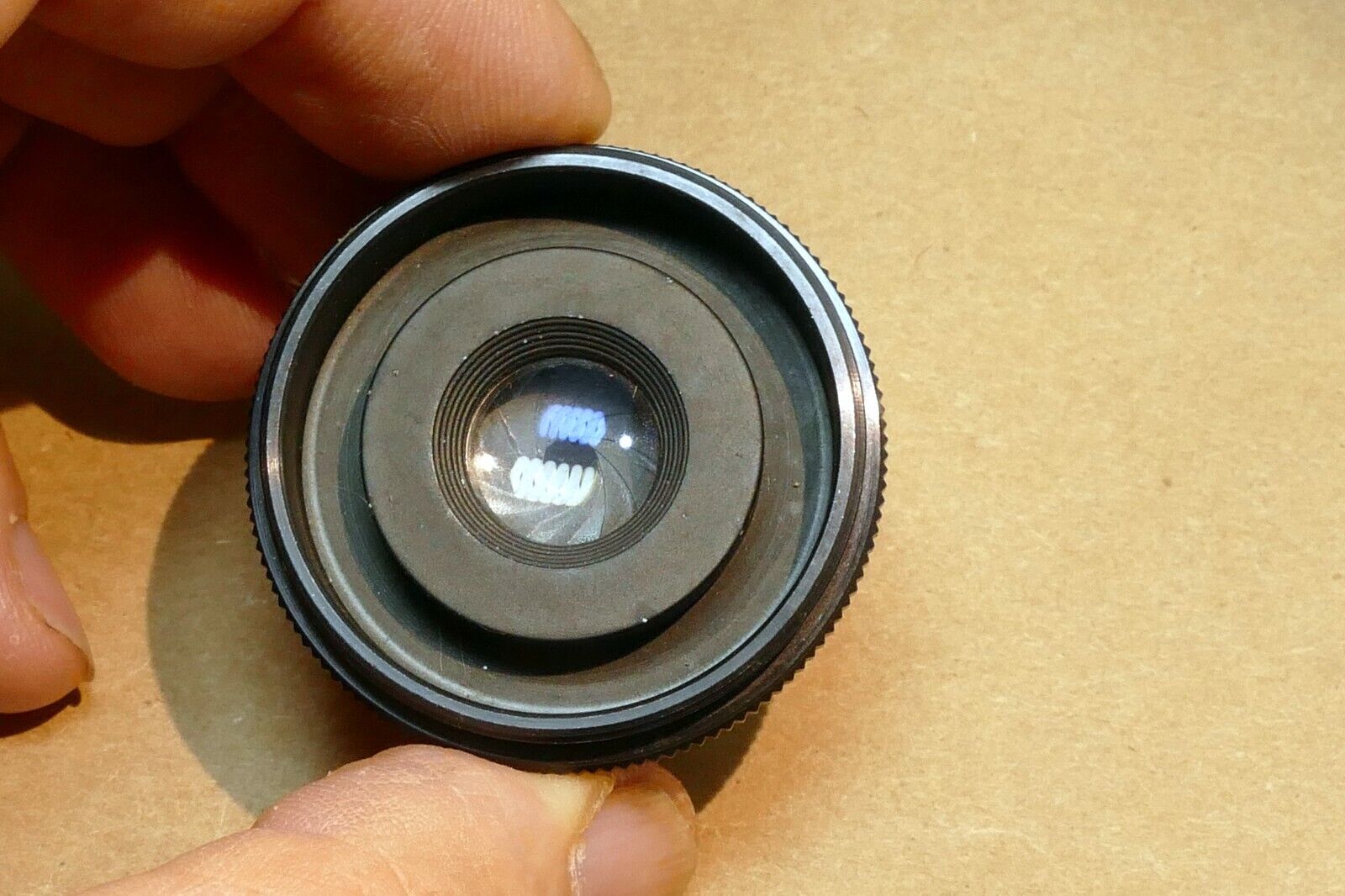 Vivitar LU 50mm f3.5 enlarger lens  ( with fungus in the front element )