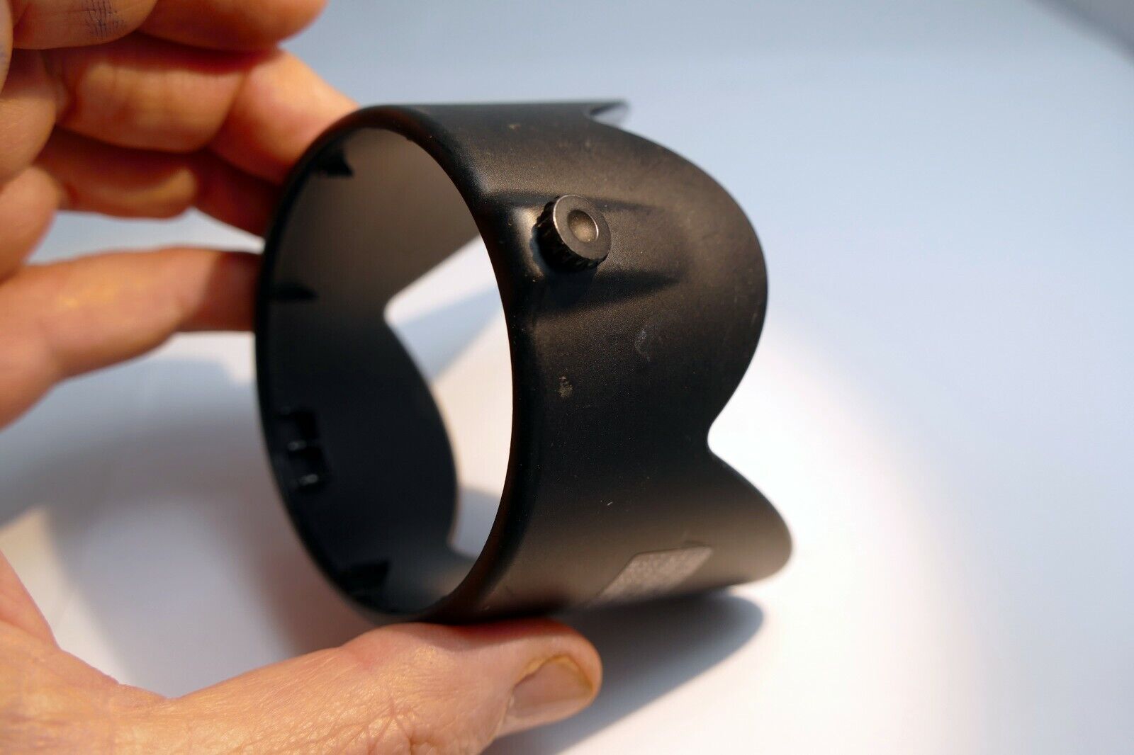 64.5mm ID Slip on type plastic Lens Hood unknown brand