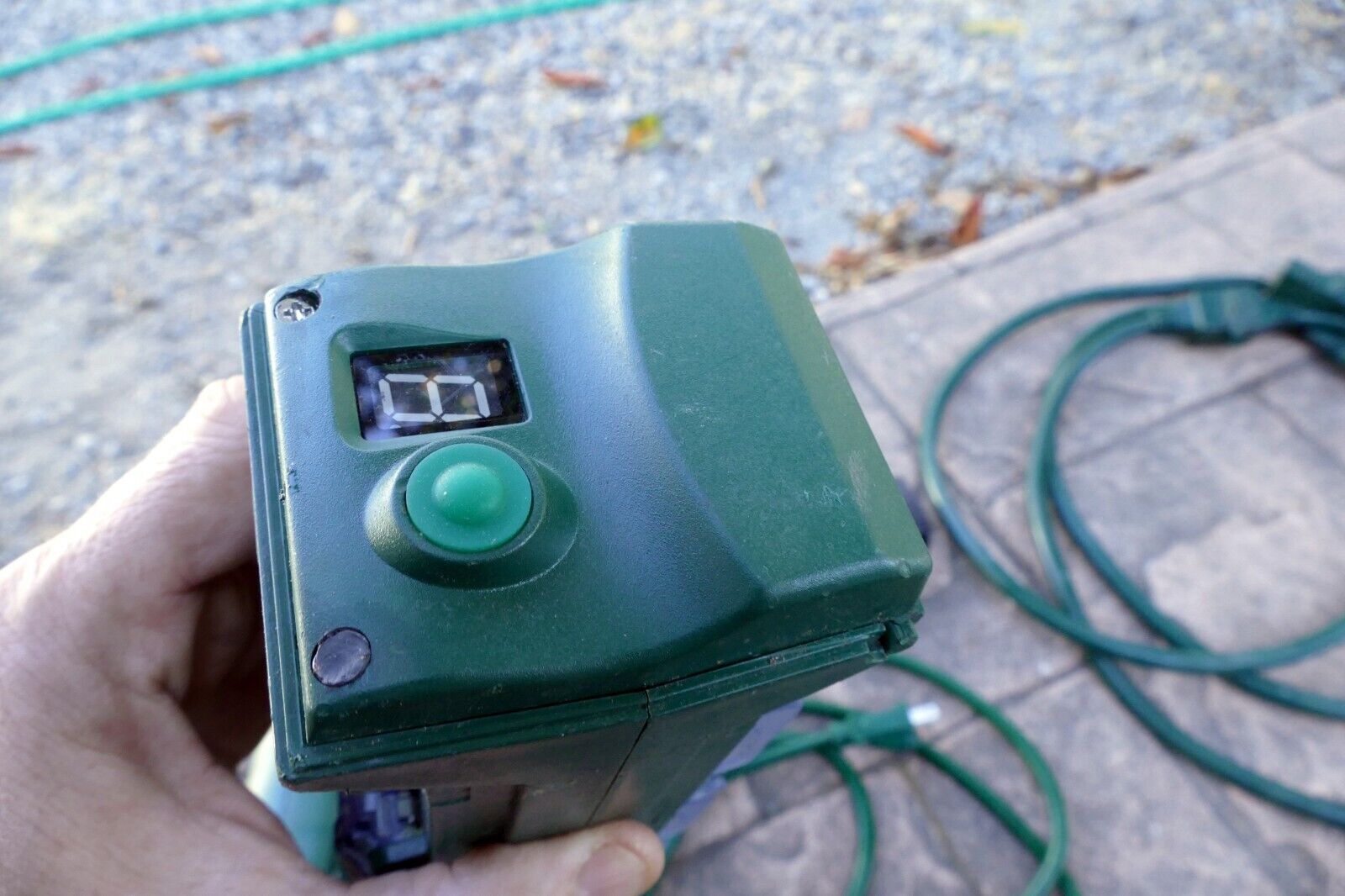 Outdoor Power Strip Stake Timer (Remote Control)  10ft Extension Cord - LOT PACK