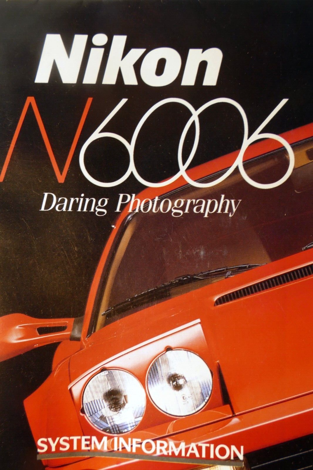 Nikon F N6006 Camera System Information Brochure accessory list  1996