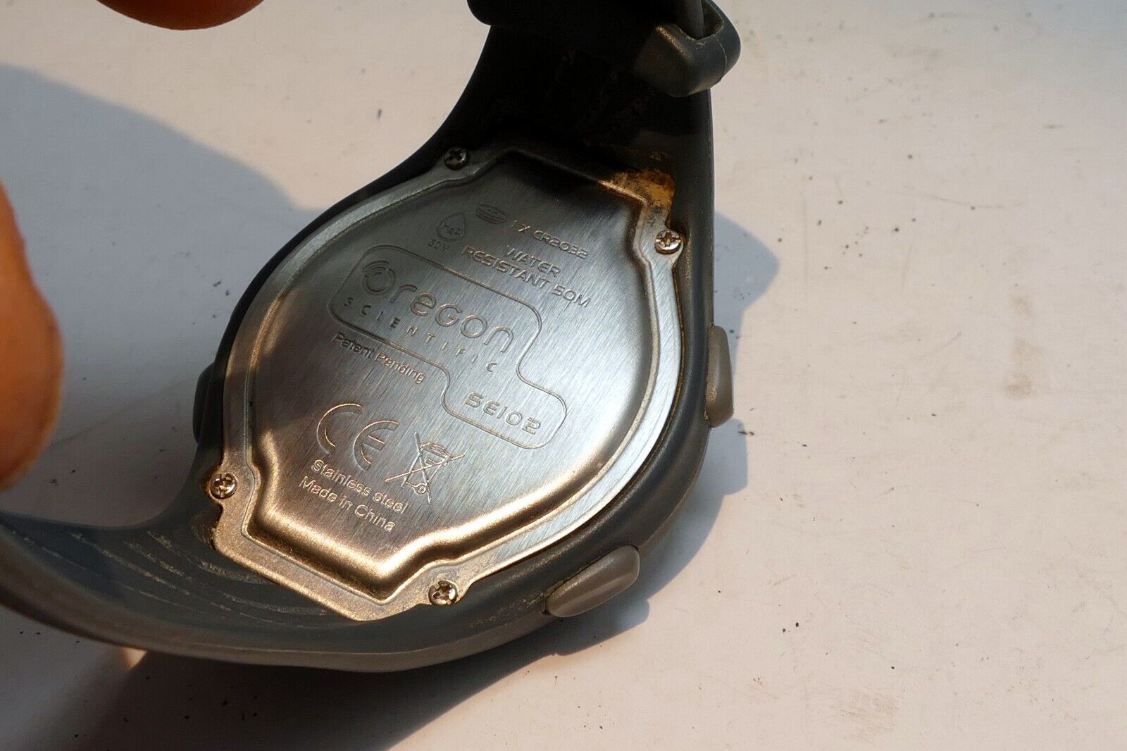 Oregon Scientific Two Tone Quartz Digital Men's Watch - needs new battery