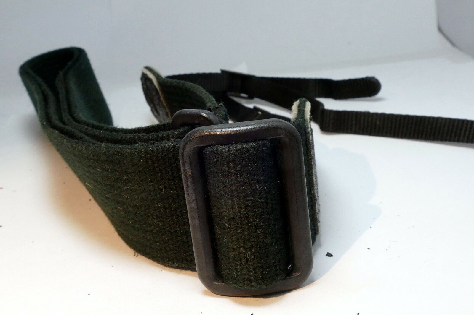Minolta Canvas Black camera neck hand strap 44" long 4cm wide
