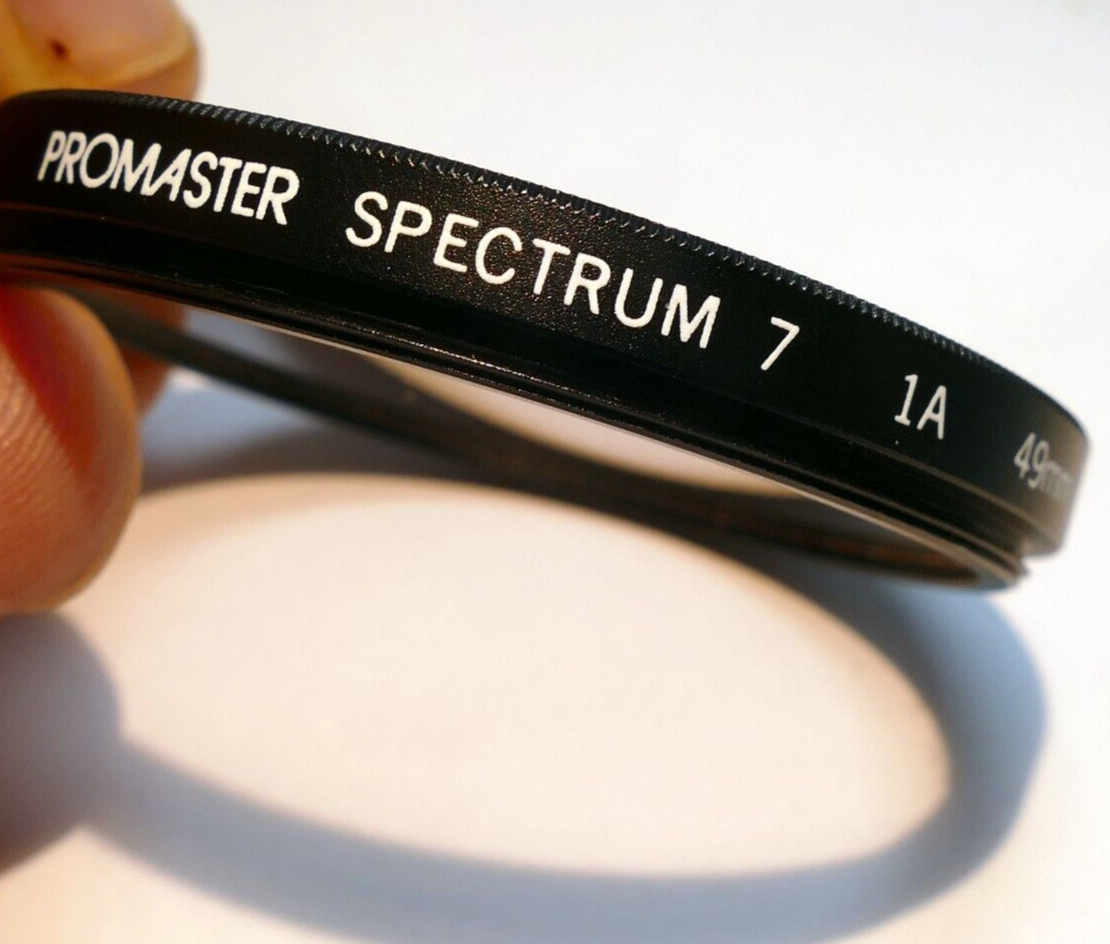 Promaster 49mm Lens Filter Skylight 1A   threaded screw in sky