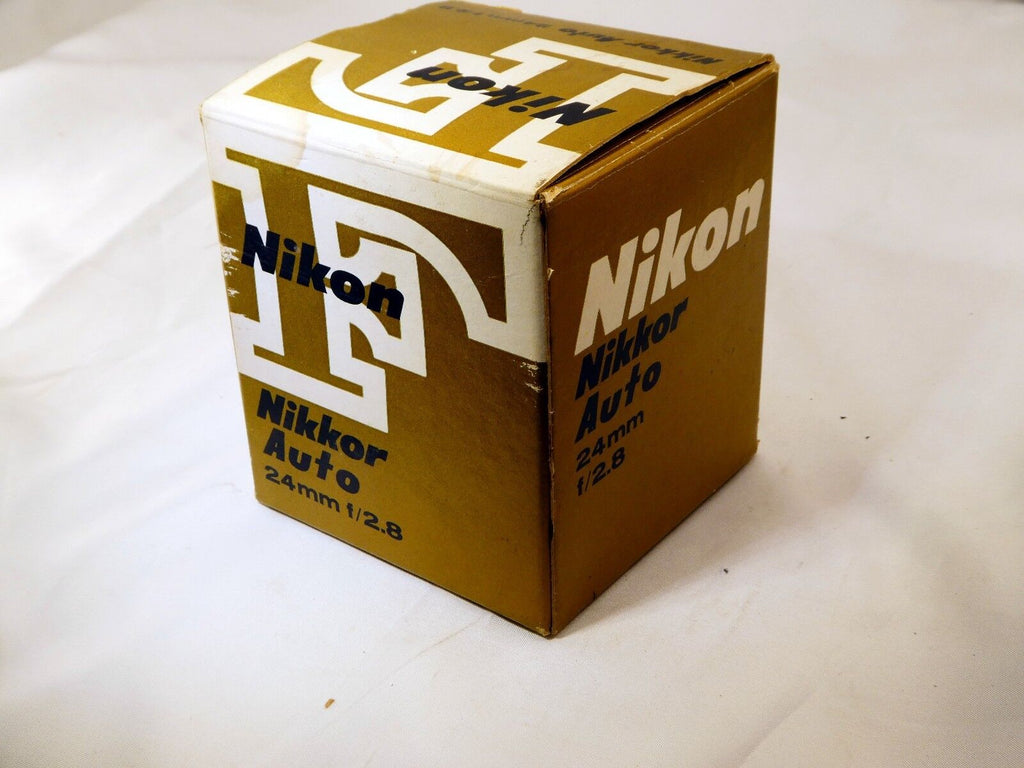 Empty Box  for Nikon 24mm f2.8 Auto Nikkor  Lens - vintage