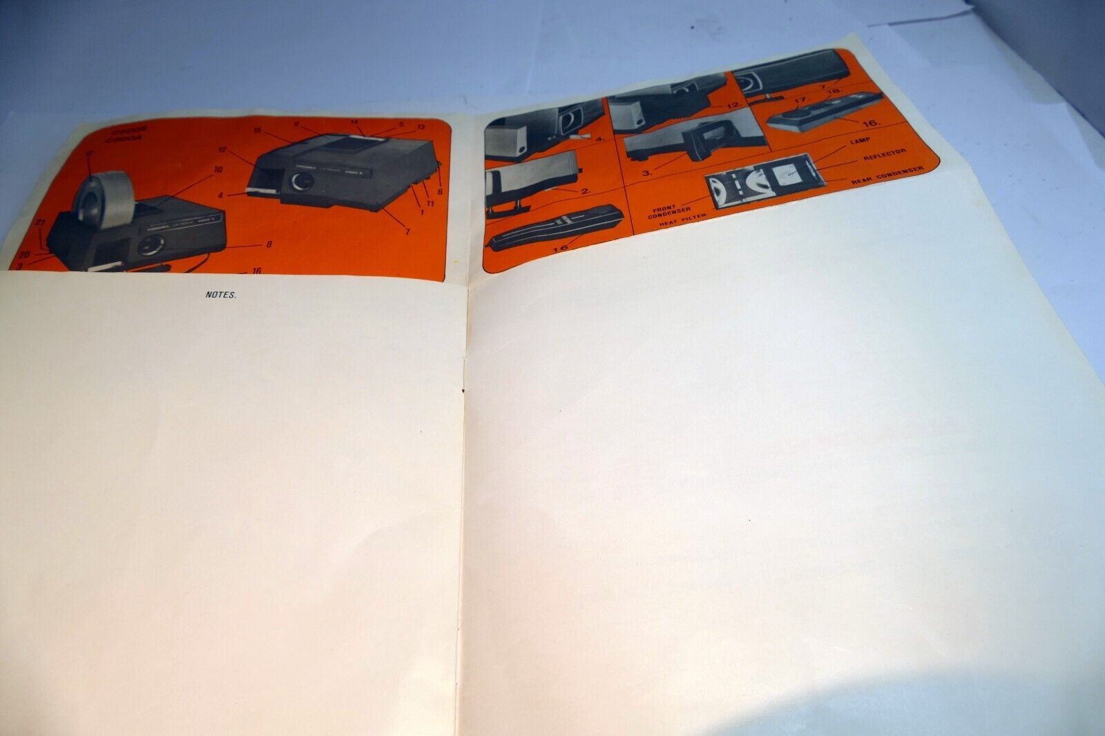 Hanimex 35mm Colour Slide Projector C500S C500A C500RF C500EF brochure list