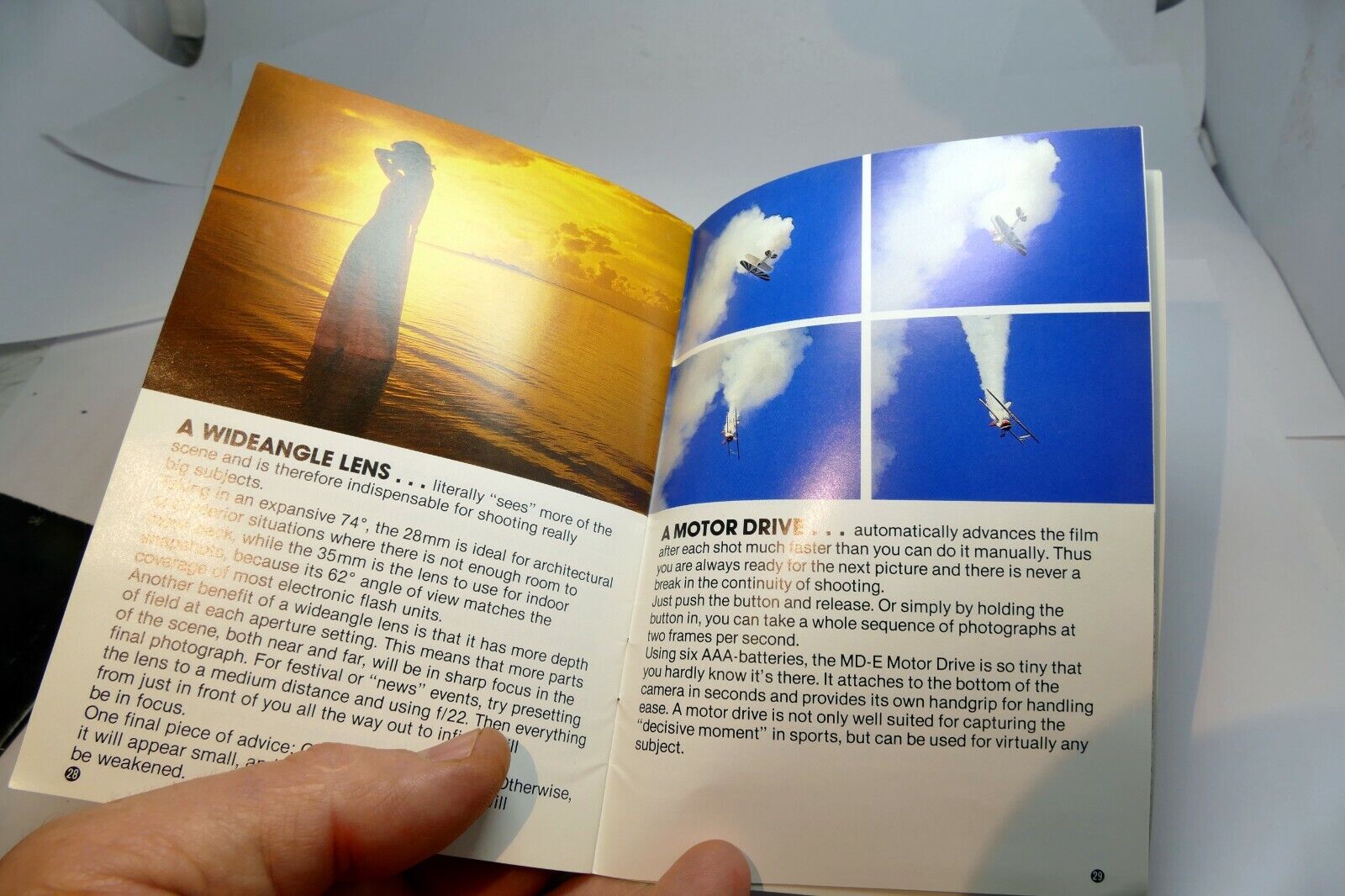 Nikon EM camera Photo Guide  booklet sales brochure