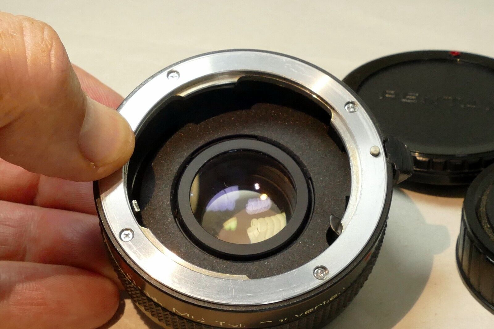 Vivitar Multi-Coated 2X Lens teleconverter for Pentax K PK mount manual focus