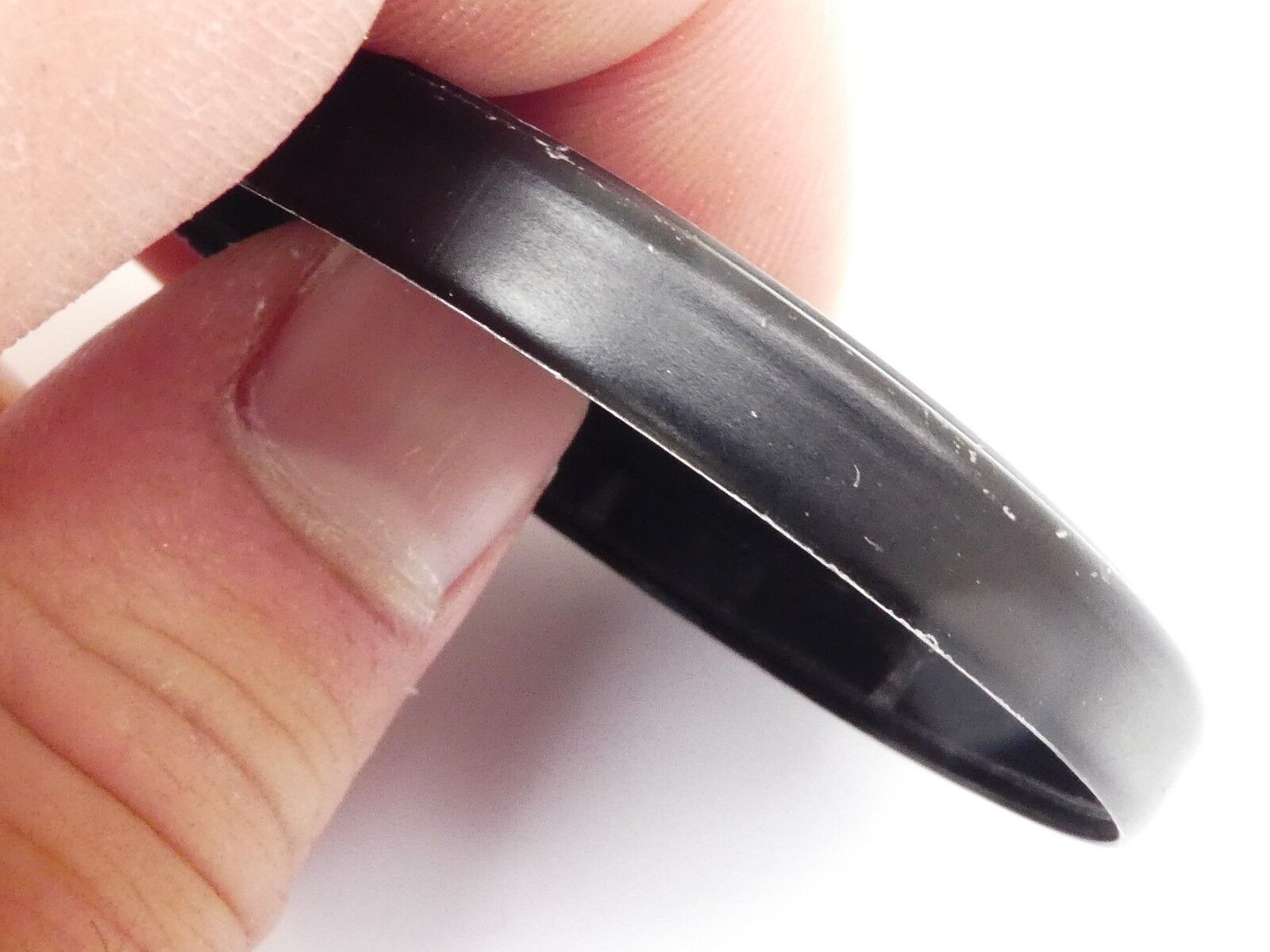 Used Soligor 49mm Lens Front Cap Black slip-on type metal