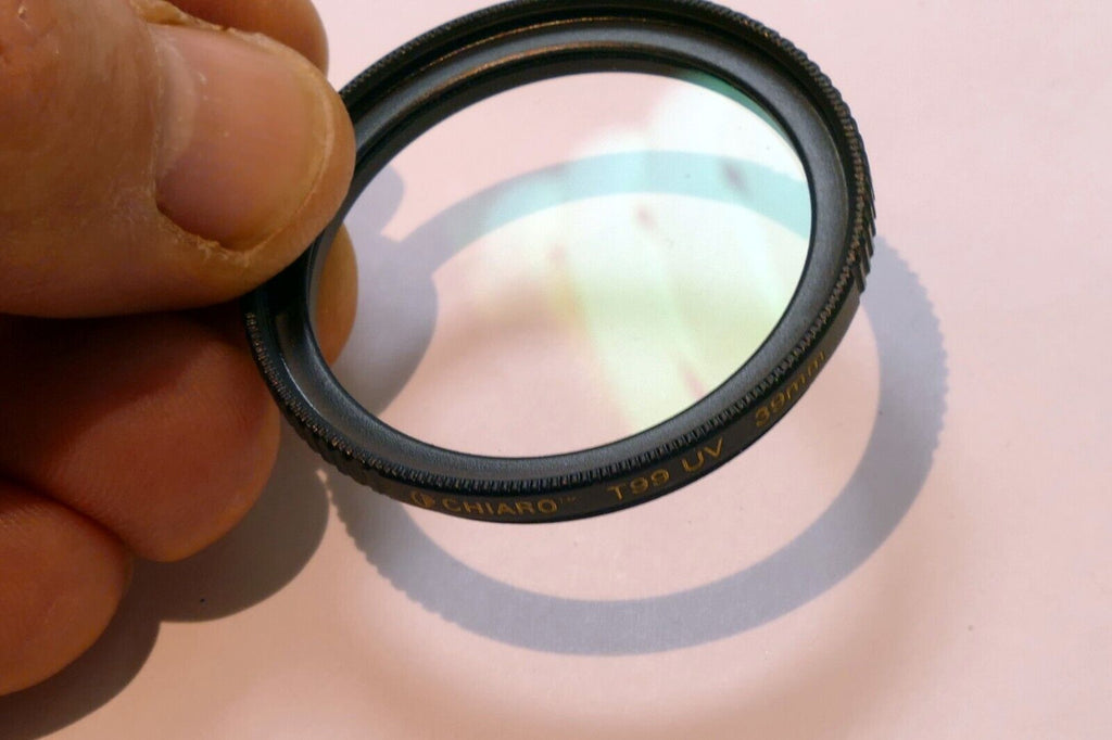Chiaro T99 39mm UV Lens Filter Multi-Coated 99-UVBTS39m with ribbed rim