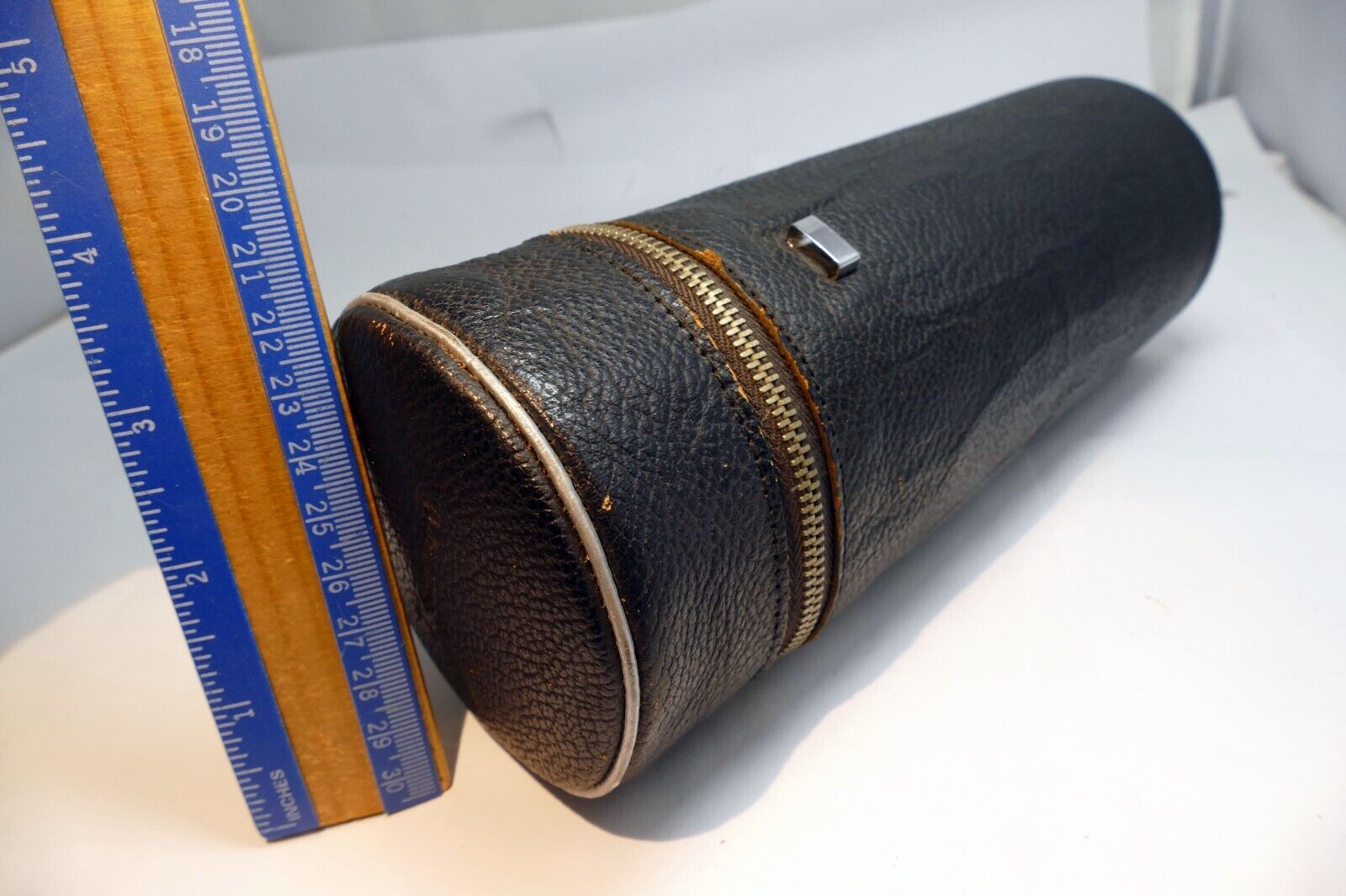 Komura  Leather Case for 80-200mm 200mm lens 8X3" telephoto