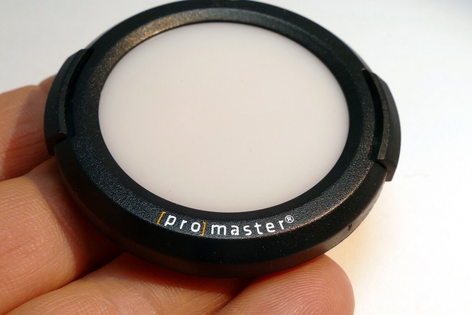 Promaster 52mm snap on type Lens Front Cap white balance translucent
