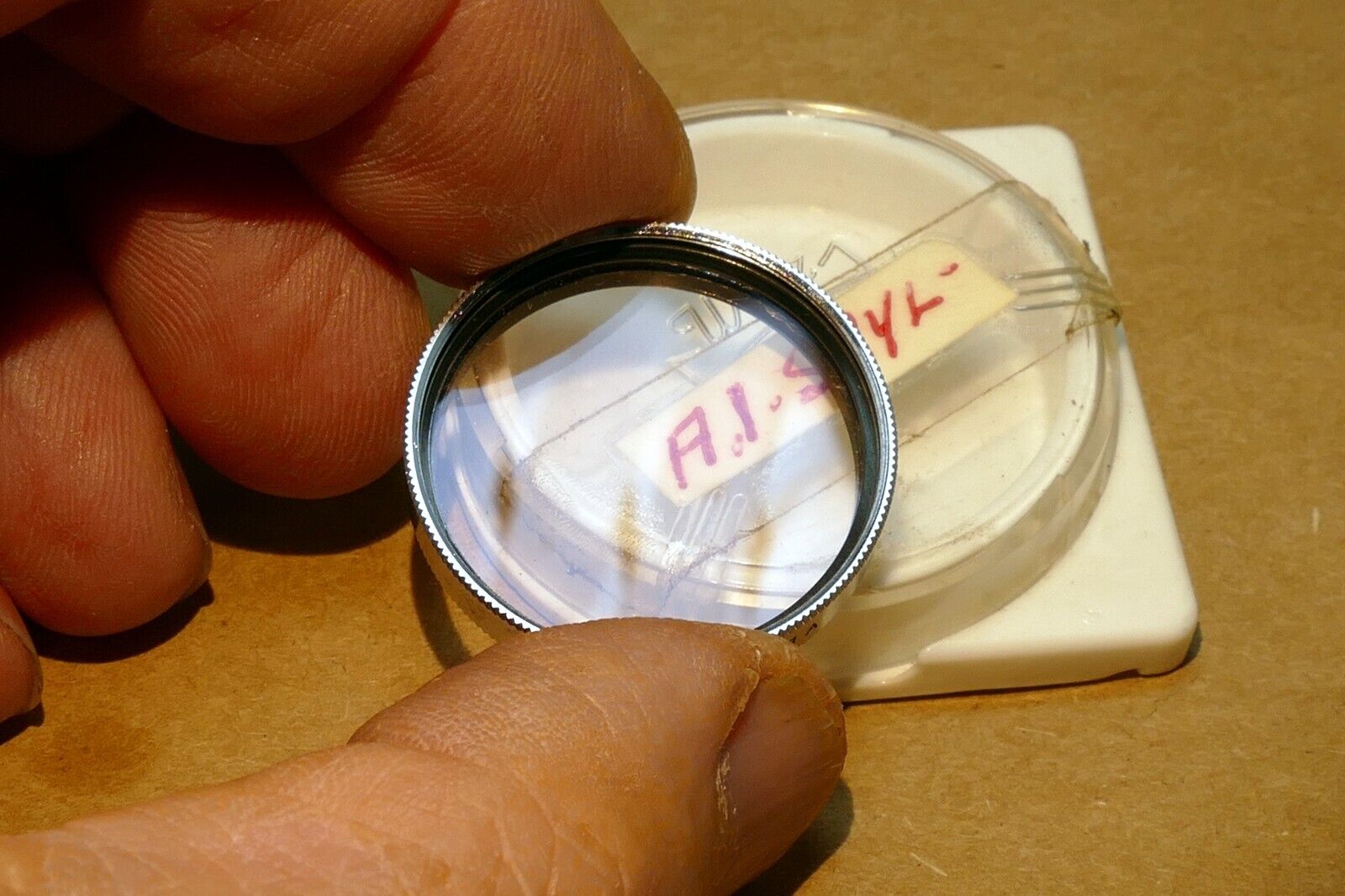 27mm Walz #105 1A Skylight  Filter for Contaflex Tenax