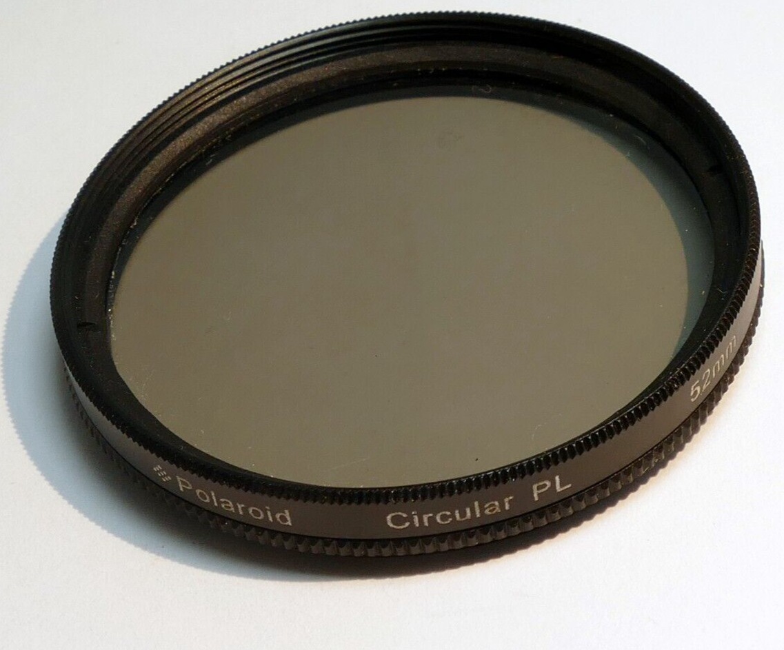Polaroid 52mm Filter Circular Polarizer C-PL  threaded lens