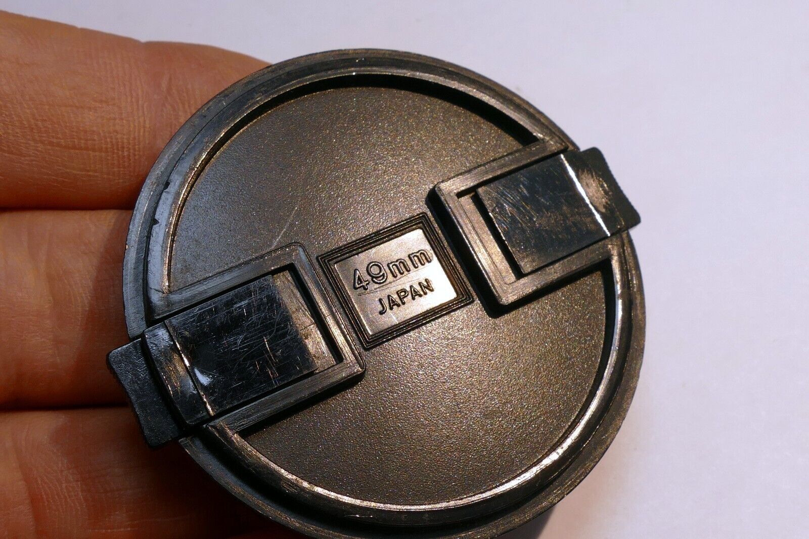 Quantaray 49mm Lens front cap snap on type for 50mm f1.4 f1.7 - OEM Genuine