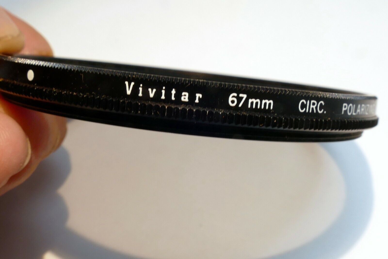 Vivitar 67mm Circular Polarizer C-PL  Lens Filter wide angle thin profile