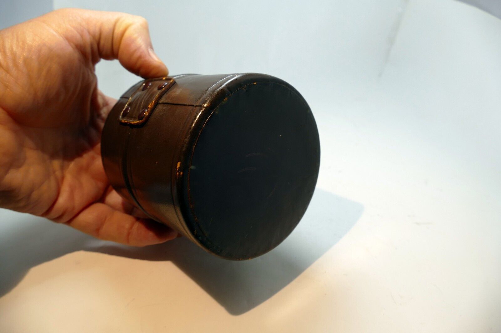NIKON Nippon Kogaku Leather Hard Case for 28mm f2.8 f3.5 lens fits 50mm f1.8